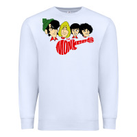 White the monkees Premium Sweatshirt - linhVisuals