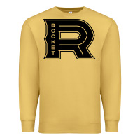 Antique Gold the rocket laval Premium Sweatshirt - linhVisuals