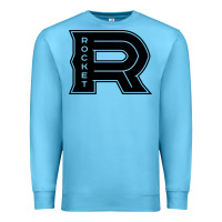 Ocean Blue the rocket laval Premium Sweatshirt - linhVisuals
