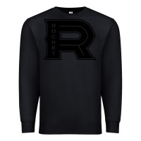 Black the rocket laval Premium Sweatshirt - linhVisuals