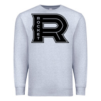 Heather Grey the rocket laval Premium Sweatshirt - linhVisuals