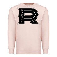 Pale Pink the rocket laval Premium Sweatshirt - linhVisuals