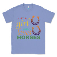 Colony Blue Just a Girl Who Loves Horses Classic Tee - Bettercallsaul