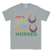 Heather Grey Just a Girl Who Loves Horses Classic Tee - Bettercallsaul