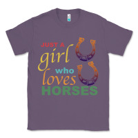Lavender Just a Girl Who Loves Horses Classic Tee - Bettercallsaul