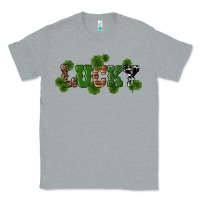 Heather Grey st patricks day lucky shamrock Classic Tee - RanaPortraitStore