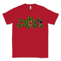 Red st patricks day lucky shamrock Classic Tee - RanaPortraitStore