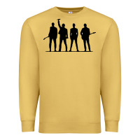 Antique Gold u2 silhouette the joshua tree tour poster Premium Sweatshirt - linhVisuals