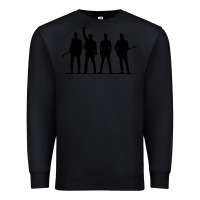 Black u2 silhouette the joshua tree tour poster Premium Sweatshirt - linhVisuals