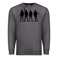 Charcoal Heather u2 silhouette the joshua tree tour poster Premium Sweatshirt - linhVisuals