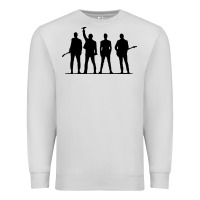 Dove Grey u2 silhouette the joshua tree tour poster Premium Sweatshirt - linhVisuals