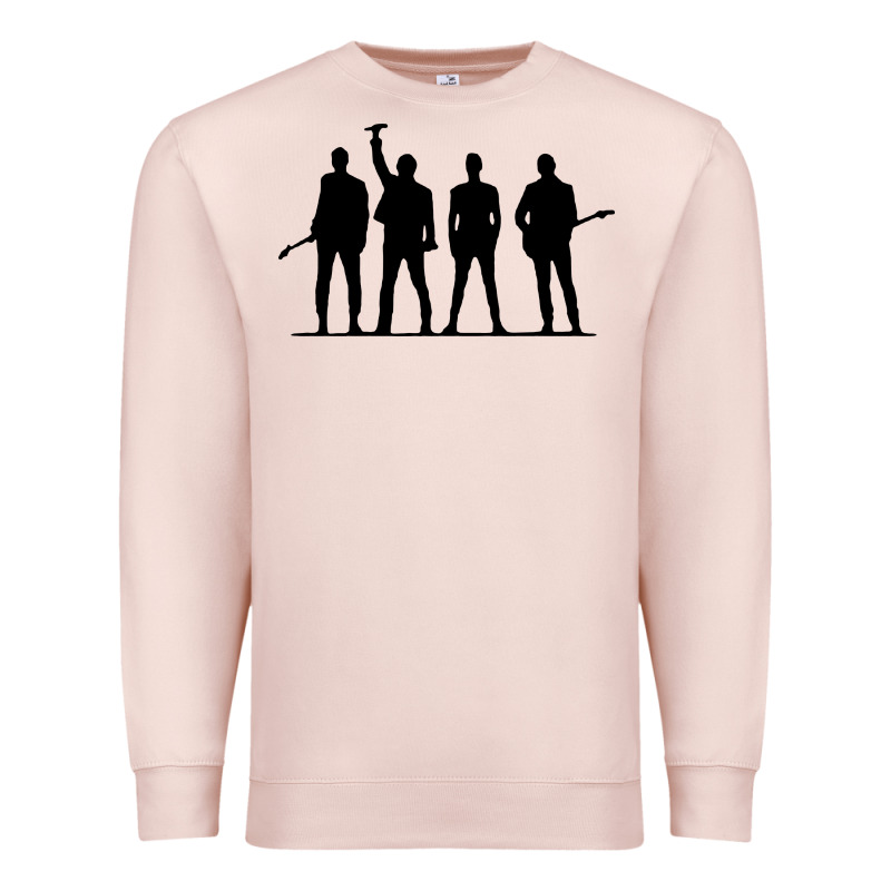 U2 Silhouette The Joshua Tree Tour Poster Premium Sweatshirt by linhVisuals | Teevron