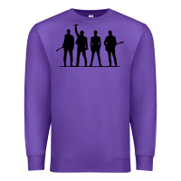 Purple u2 silhouette the joshua tree tour poster Premium Sweatshirt - linhVisuals