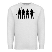 Oatmeal Heather u2 silhouette the joshua tree tour poster Premium Sweatshirt - linhVisuals