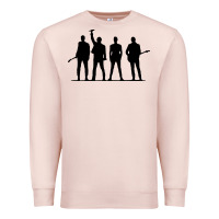 Pale Pink u2 silhouette the joshua tree tour poster Premium Sweatshirt - linhVisuals