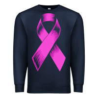 Navy breast cancer t  shirt breast cancer care pink ribbon    breast cancer Premium Sweatshirt - linhVisuals