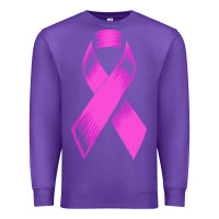 Purple breast cancer t  shirt breast cancer care pink ribbon    breast cancer Premium Sweatshirt - linhVisuals