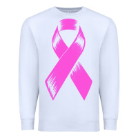 White breast cancer t  shirt breast cancer care pink ribbon    breast cancer Premium Sweatshirt - linhVisuals