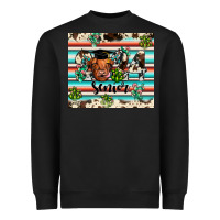 Black 2024 senior cow Heavyweight Sweatshirt - JahusDesignShop