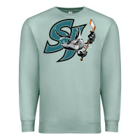 Seafoam the-san-jose-barracuda-pen Premium Sweatshirt - linhVisuals