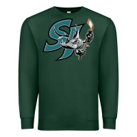 Sports Green the-san-jose-barracuda-pen Premium Sweatshirt - linhVisuals