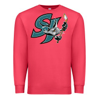 Cardinal the-san-jose-barracuda-pen Premium Sweatshirt - linhVisuals