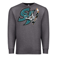 Charcoal Heather the-san-jose-barracuda-pen Premium Sweatshirt - linhVisuals