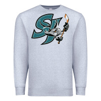 Heather Grey the-san-jose-barracuda-pen Premium Sweatshirt - linhVisuals
