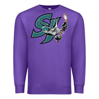 Purple the-san-jose-barracuda-pen Premium Sweatshirt - linhVisuals