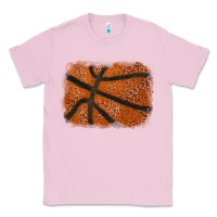 Bubblegum Pink Basketball leopard glitter background Classic Tee - HowdyJamesFarm