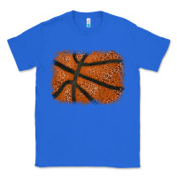 True Royal Basketball leopard glitter background Classic Tee - HowdyJamesFarm