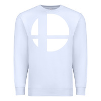 White super smash bros Premium Sweatshirt - linhVisuals