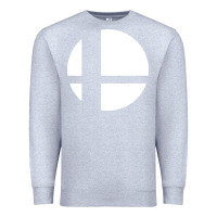 Heather Grey super smash bros Premium Sweatshirt - linhVisuals