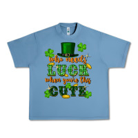 Pebble Blue who needs luck when you're this cute Urban Heavy Tee - FaDigitalArtStudio