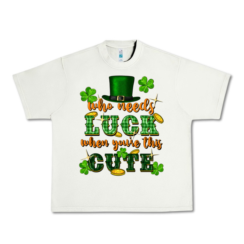 Who Needs Luck When You're This Cute Urban Heavy Tee by FaDigitalArtStudio | Teevron