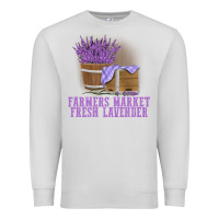 Dove Grey Farmers Market Fresh Lavender Premium Sweatshirt - linhVisuals