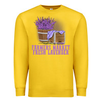 Lemon Farmers Market Fresh Lavender Premium Sweatshirt - linhVisuals