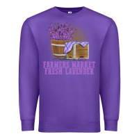 Farmers Market Fresh Lavender Premium Sweatshirt | Teevron