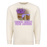Sandshell Farmers Market Fresh Lavender Premium Sweatshirt - linhVisuals