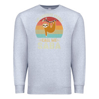 Heather Grey mens my favorite people call me saba cute sloth lover grandpa premium Premium Sweatshirt - linhVisuals