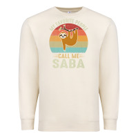 Sandshell mens my favorite people call me saba cute sloth lover grandpa premium Premium Sweatshirt - linhVisuals
