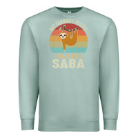 Seafoam mens my favorite people call me saba cute sloth lover grandpa premium Premium Sweatshirt - linhVisuals