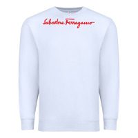 White SALVATORE TSHIRT Premium Sweatshirt - linhVisuals