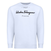 White SALVATORE TSHIRT Premium Sweatshirt - linhVisuals
