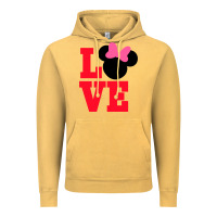 Vintage Mustard Minnie Mouse Vintage Hoodie - CowhideDigitalArt