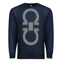Navy SALVATORE TSHIRT Premium Sweatshirt - linhVisuals