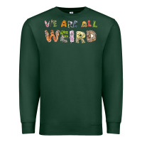 Sports Green we are all weird Premium Sweatshirt - linhVisuals
