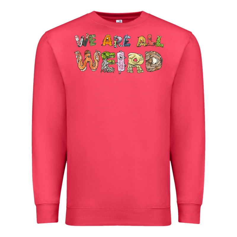 We Are All Weird Premium Sweatshirt by linhVisuals | Teevron