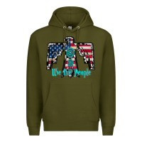 Army Green we the people Premium Hoodie - RacoonDesign