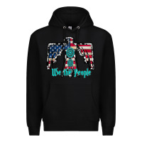 Black we the people Premium Hoodie - RacoonDesign